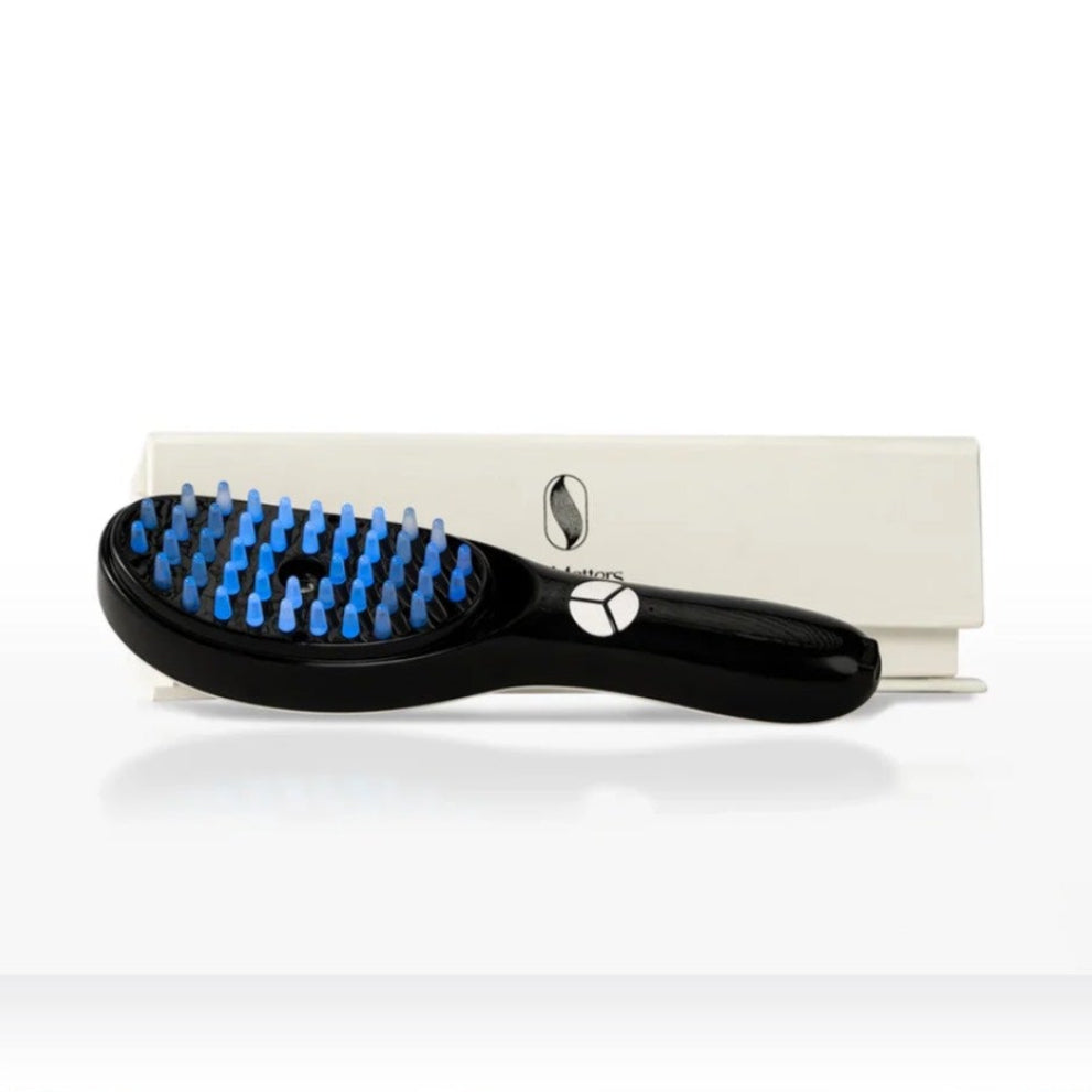 Revitalize your roots. Rechargeable LED Scalp Therapy Brush
